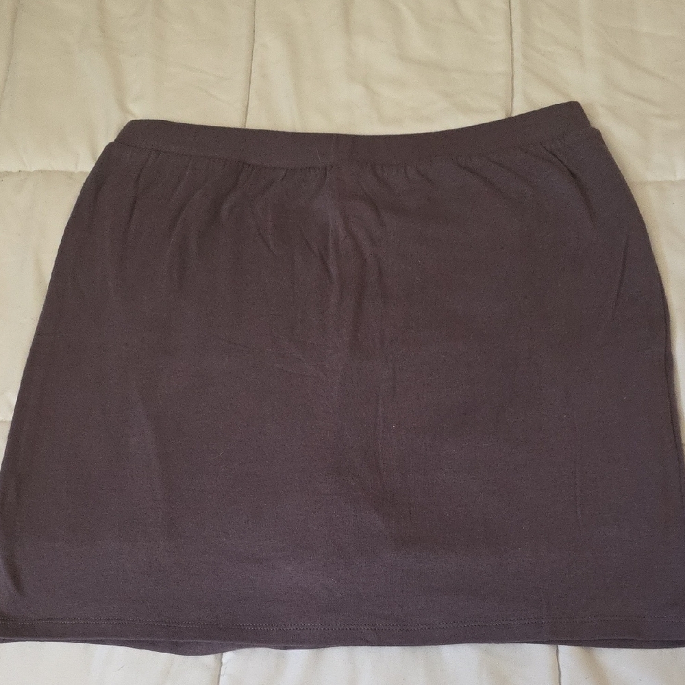 Gray Mini Pencil Skorts Casual Size L